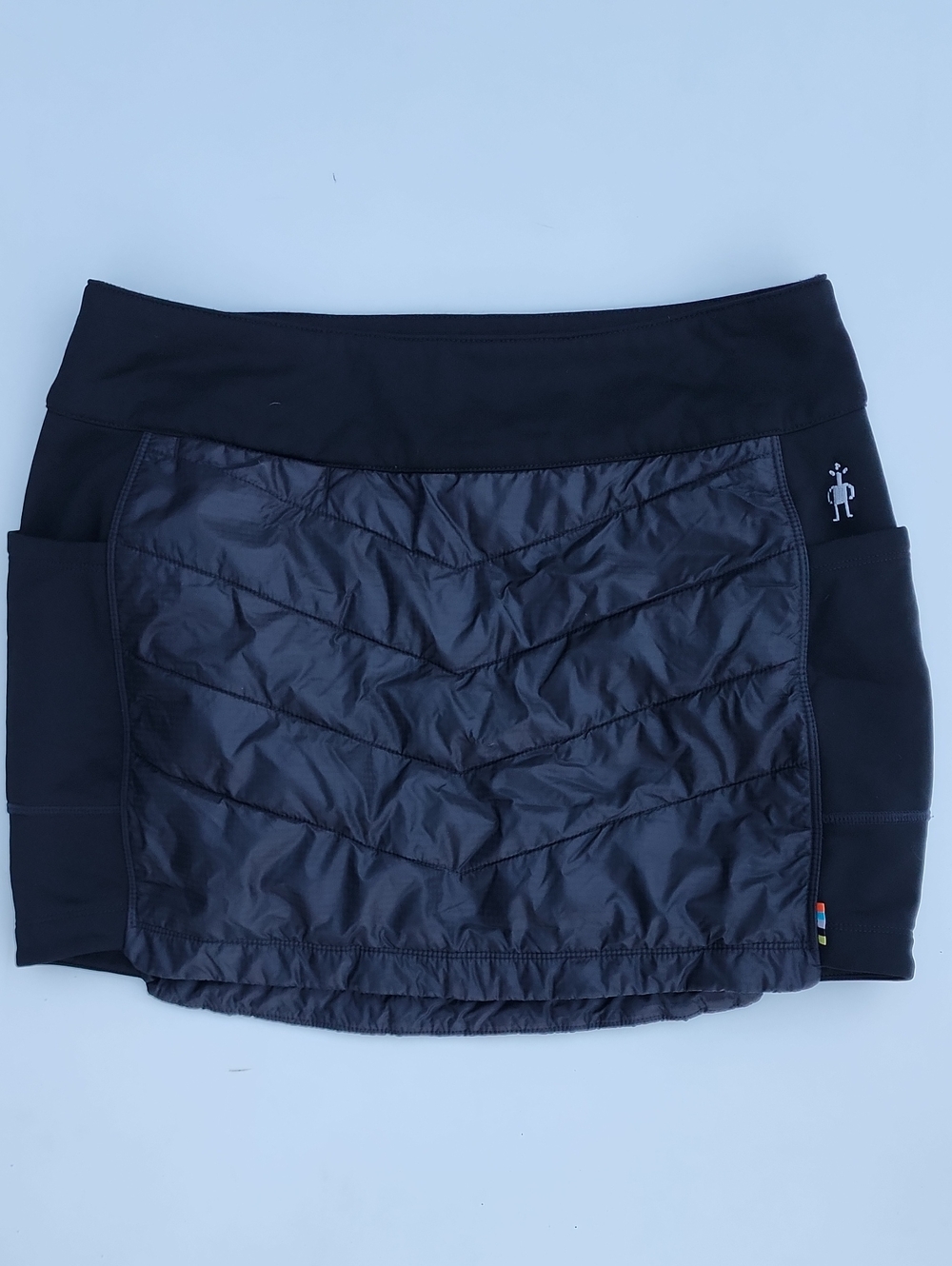Smartwool Smartloft Black Quilted Athletic Skirt with Side Pockets size M